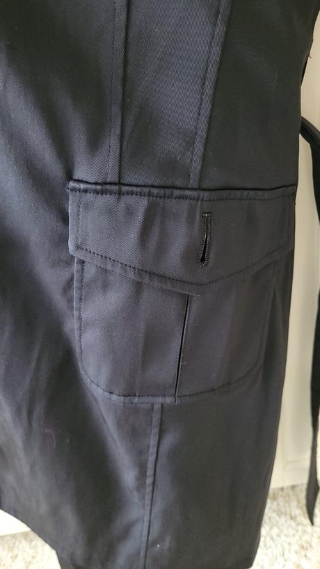 Čierny trenchcoat, f&f,m