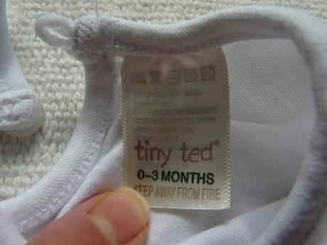 Biele dievčenské tričko, tiny ted,62