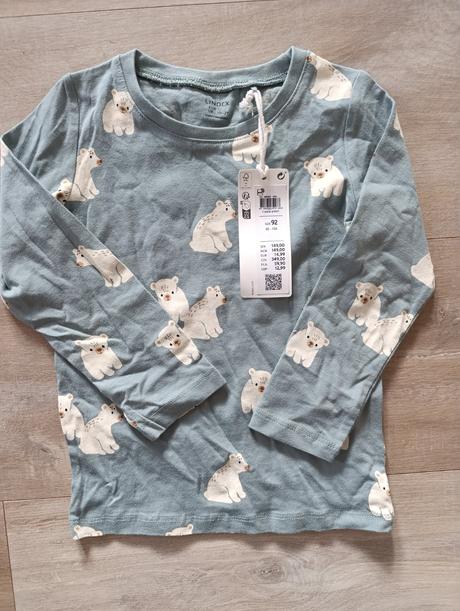 Lindex tričko medvede, lindex,92