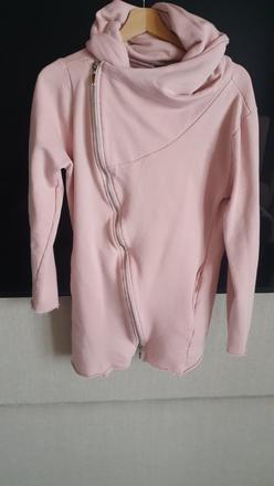 Mikina na zips predĺžená xagon, m