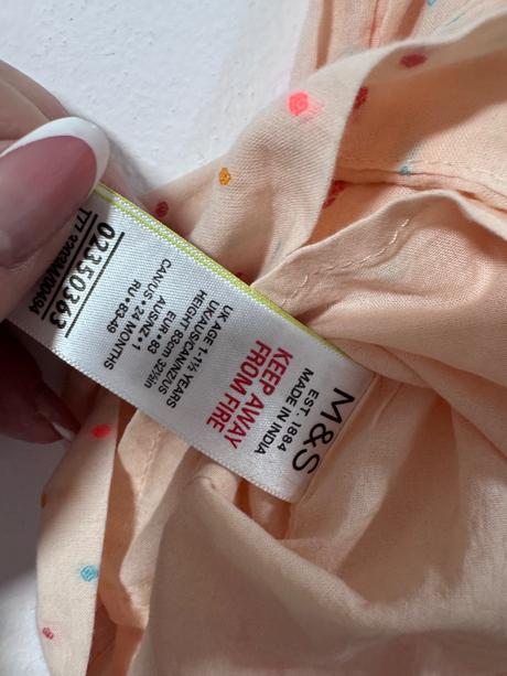Marks spencer letné šaty 12/18m, marks & spencer,98
