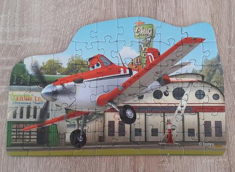 Puzzle 4+ lietadlá planes 4x54 ks,