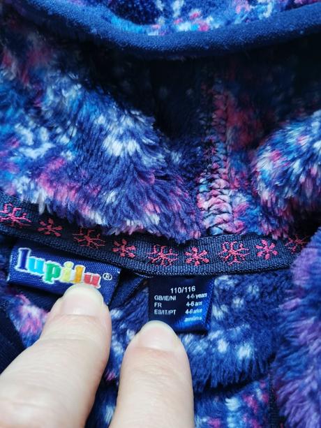 Chlpatá mikina 110/116, lupilu,116