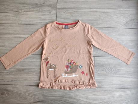 Bavlnené tričko/tunika na vianoce, 110