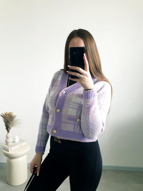 Fialový svetrík s, orsay,s