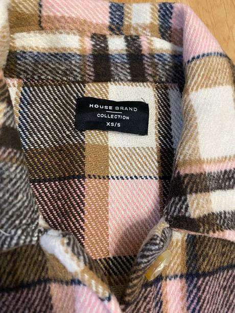 Košeľová bunda teplá, house,s