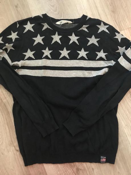 Sveter hviezdy vel.170, h&m,170