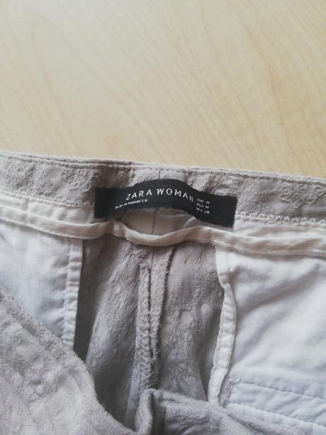 Elegantné vyrážané nohavice (38-m), zara,38