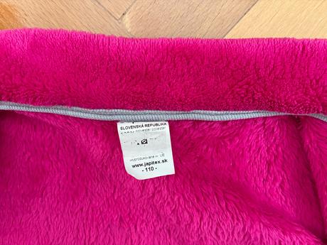 Ružová vestička 110-128, japitex,110