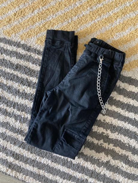 Elastické slim nohavice cropp, 32