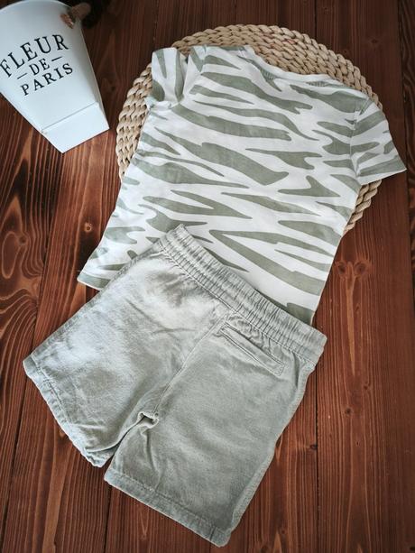 Suprava kratasy + tričko zara 104, zara,104