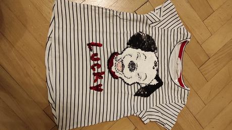 Premieňanie tričko, h&m,104