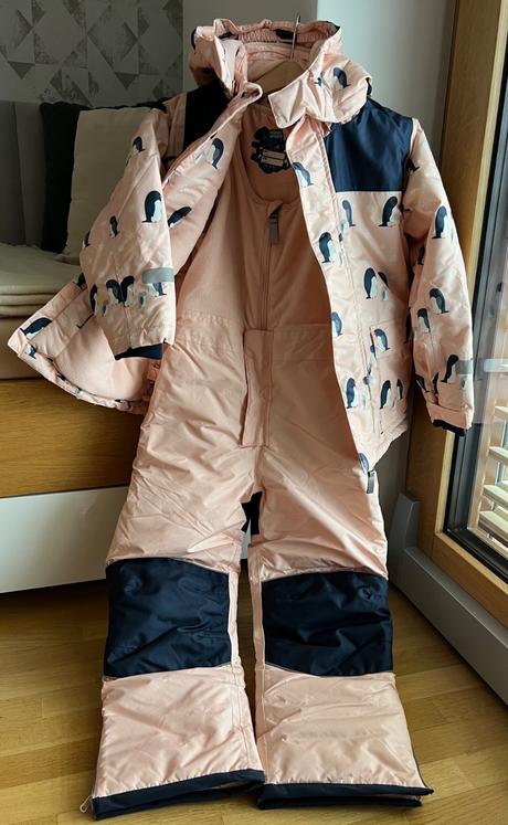 Zimná súprava zn. tchibo veľ. 122/128, tchibo,128