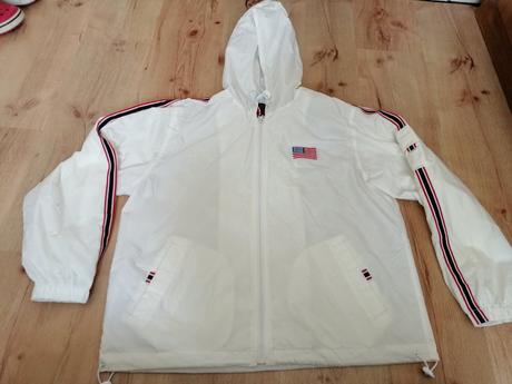 Biela prechodná bunda, l