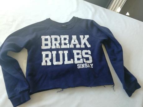 Crop top mikina, sinsay,xs