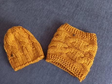 Set zimná čiapka a nákrčník, 80