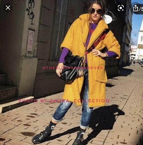 Kura collection originalny,jedinecny damsky kabat,