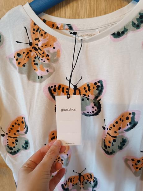 Krátke bavlnené tričko, gate,36