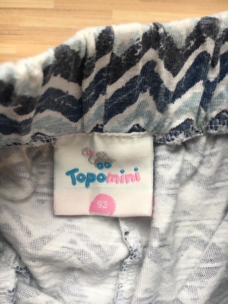 Bledomodre teplacky + tricko, 92