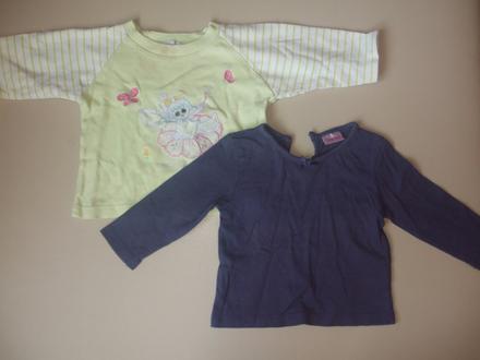 2 ks tričiek, cena spolu, cherokee,74