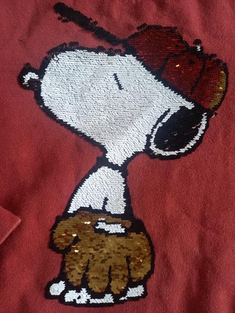 Mikina hm snoopy unisex v.122/128, h&m,122
