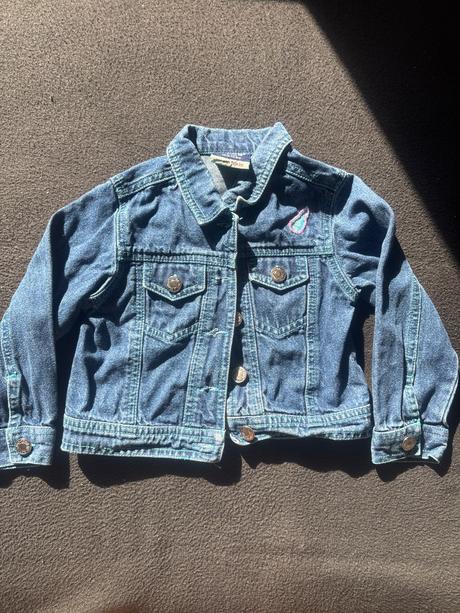 Riflova bunda dievcenska, denim co,98