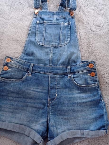 Trendy riflove pohodlne kratasy h&m super stav, h&m,158