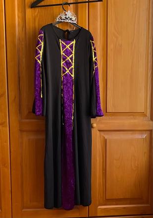 Šaty na karnevál + korunka., 