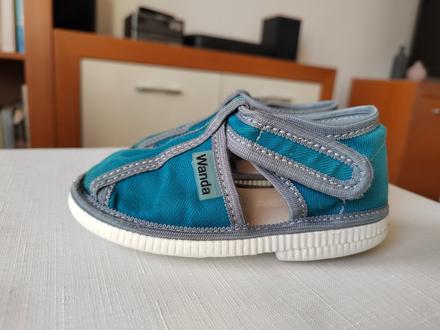 Papuče wanda - smaragdovozelené v.21, wanda,21