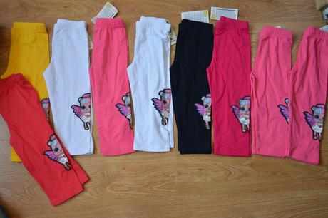 Detské 3/4 legínky s blikajúcou lolkou postavičkou, 74 - 164