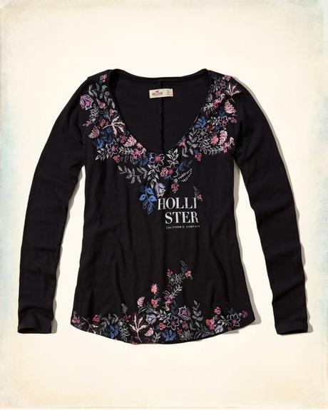 Tricko floral hollister vel.xs/s, abercrombie&fitch,s / xs