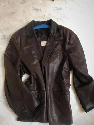 Kožené sako z teľacej kože xxl/xxxl, xxxl