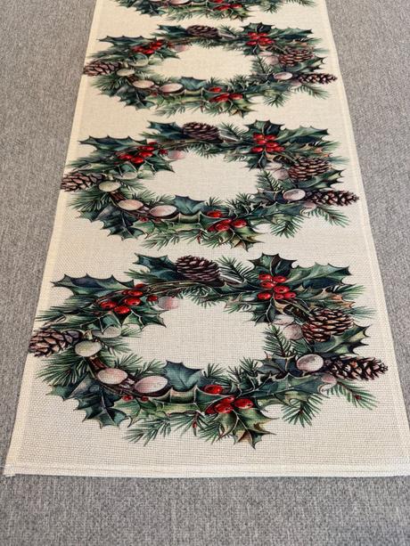 Vianočná štóla na stôl,