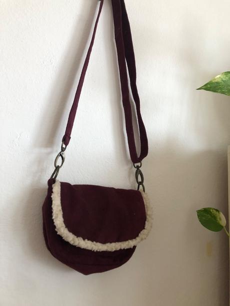 Bordová kabelka/ detská bordová kabelka, 