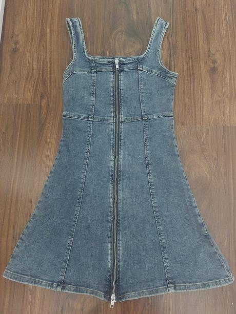 Dievčenské rifľové šaty, h&m,146