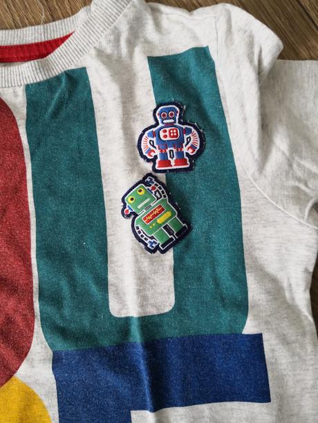 Tričko s robotmi, f&f,104