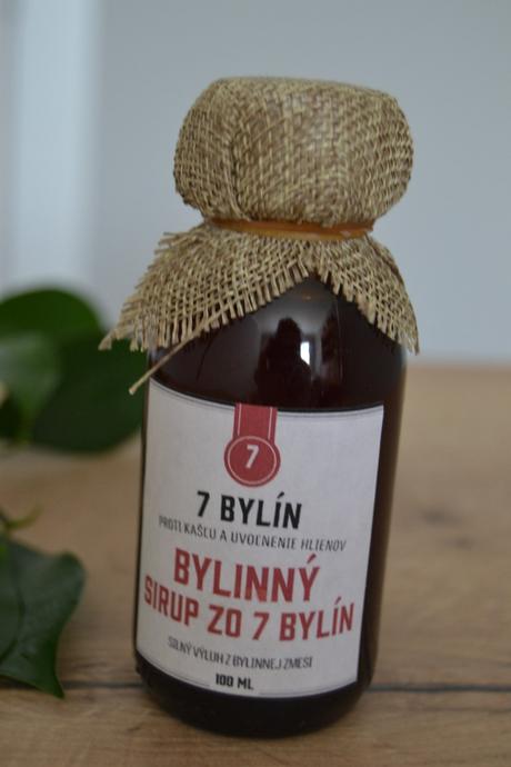 7 bylinný sirup-silný proti kašľu a vykašliavaní,