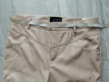 Zateplené kožené nohavice mohito, v42, elast., mohito,42
