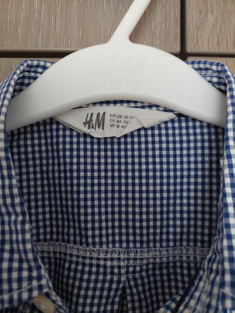 Košeľa 128 h&m top stav, h&m,128
