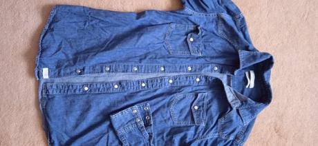 Predám riflovu bluzku, mango,xs