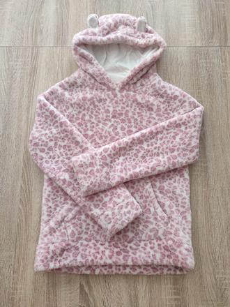 Dievčenská kožušinová mikina veľ. 152, f&f,152