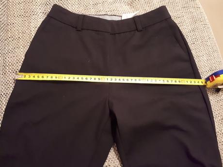 7/8 elegantné nohavice v.34/36, xs, camaieu,xs