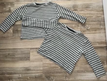 2ks tričká/nátelník dlhý rukáv veľ.86/92, f&f,92