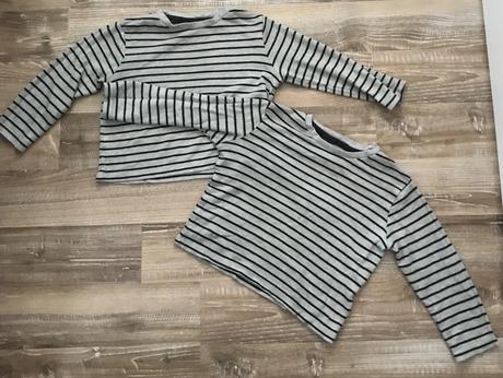 2ks tričká/nátelník dlhý rukáv veľ.86/92, f&f,92