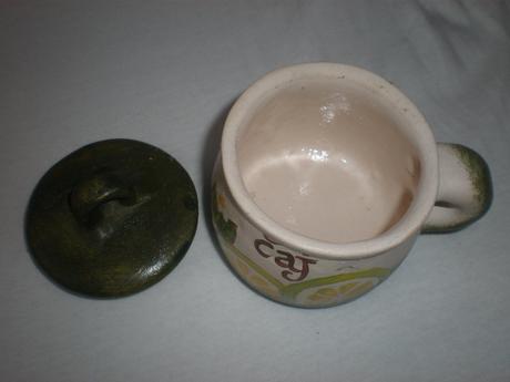 Keramická dózička na čaj, 