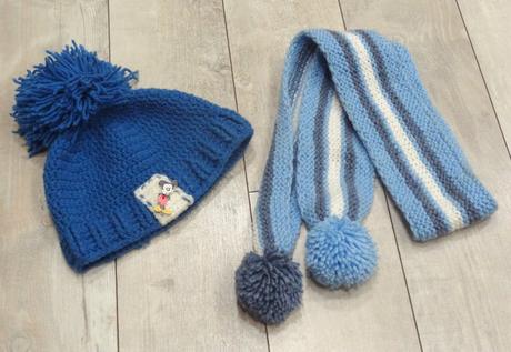 Čiapka mickey mouse + šál, 50