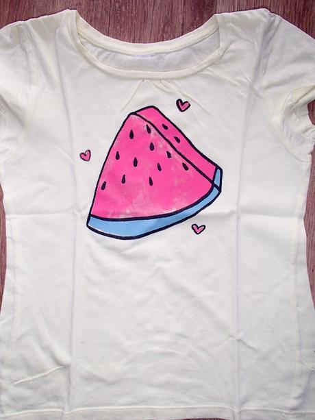 Dievčenské tričká v.122/128, cena spolu, h&m,122