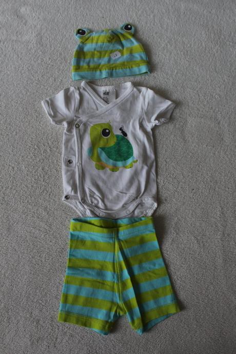 Letný set "korytnačka" 68, h&m,68