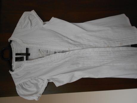 Biela blúzka, mango,s