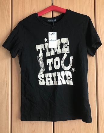 Tričko s potlačou, stradivarius,s